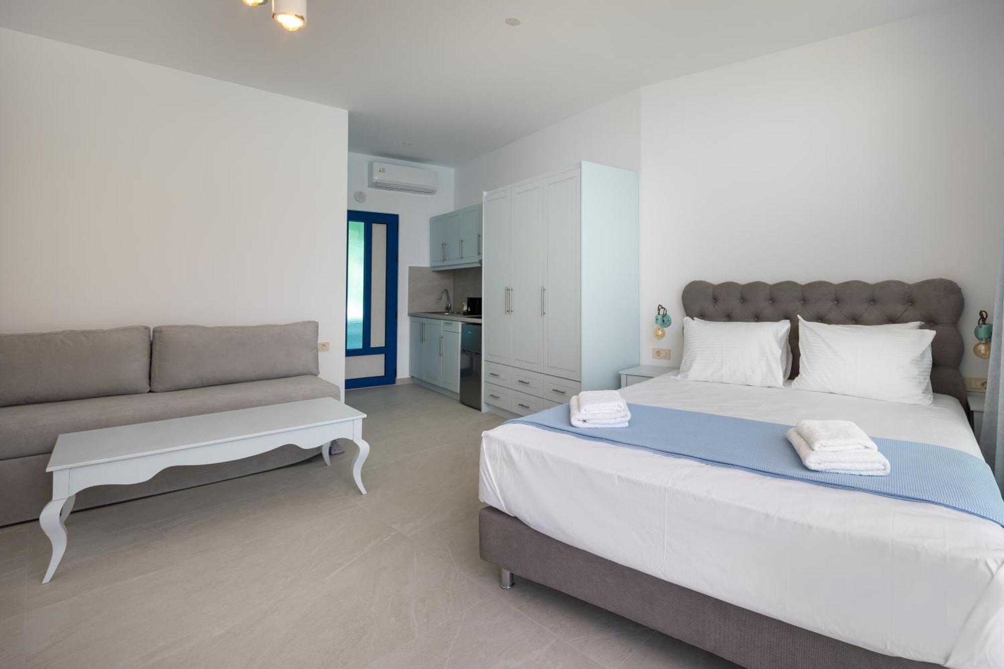 Molos Apartments Loutrón Phòng bức ảnh